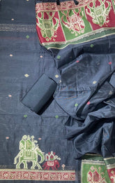 Classy Weaves Muga Cotton Silk Suit Set - Yanchi