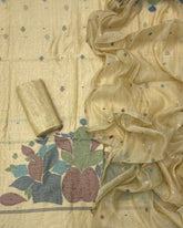 Classy Weaves Muga Cotton Silk Suit Set - Yanchi