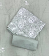Cotton Chikankari Suit Set D3 - Yanchi