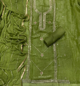 Dhamaka Offer Crunchy Suit Set With Zari & Sequins Work - Yanchi