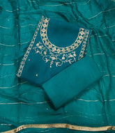 Dhamaka Offer Crunchy Suit Set With Zari & Sequins Work - Yanchi