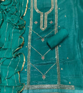 Dhamaka Offer Crunchy Suit Set With Zari & Sequins Work - Yanchi