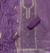 Dhamaka Offer Crunchy Suit Set With Zari & Sequins Work - Yanchi