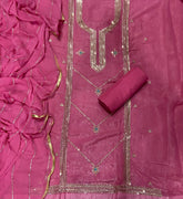 Dhamaka Offer Crunchy Suit Set With Zari & Sequins Work - Yanchi