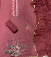 Dhamaka Offer Organza Suit Set with Khatli Work - Yanchi