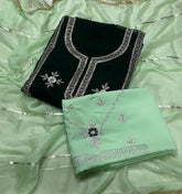 Dhamaka Offer Shimmer Suit Set with Heavy Sequins & Zari Thread work(Bottom work) - Yanchi