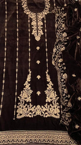 Dhamaka Offer Velvet Winter Suit Set(DN130) - Yanchi