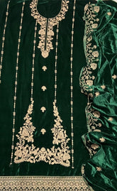 Dhamaka Offer Velvet Winter Suit Set(DN130) - Yanchi