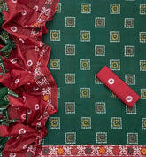 Enchant Cotton Print Suit Set(Vol - 906) - Yanchi