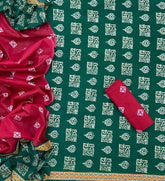 Enchant Cotton Print Suit Set(Vol - 906) - Yanchi