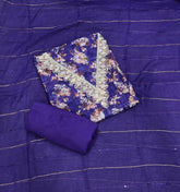 Fancy Burberry Digital Print Suit Set with Pearl & Cutdana Work - Yanchi