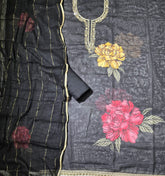 Fancy Burberry Suit Set with Real Mirror & Pearl Work - Yanchi