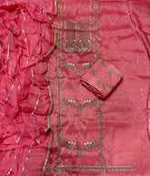 Fancy Burberry Suit Set with Zari Thread & Sequins Work - Yanchi