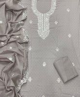 Fancy Chikankari Pure Cotton Suit Set - Yanchi