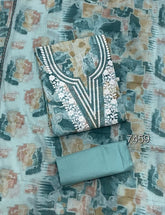 Fancy Chikankari Pure Cotton Suit Set - Yanchi