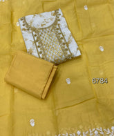 Fancy Chikankari Pure Cotton Suit Set - Yanchi