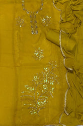 Fancy Crunchy Suit Set with Sequence Work - Yanchi