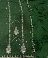 Fancy Crunchy Suit Set with Zari Thread Work - Yanchi