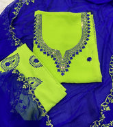Fancy Georgette Suit Set With Sequins work - Yanchi