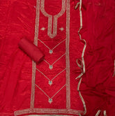 Fancy Glass Organza Suit Set with Cutdana & Zari Work - Yanchi