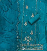 Fancy Glass Organza Suit Set with Heavy Zari Thread & Sequins Work - Yanchi