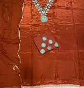 Fancy Glass Organza Suit Set with Heavy Zari Thread Work - Yanchi