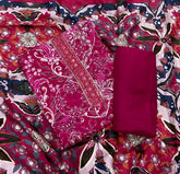 Fancy Musleen Suit Set with nack sequence work - Yanchi