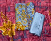 Fancy Musleen Suit Set with nack sequence work - Yanchi
