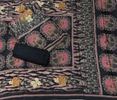 Fancy Premium Digital Print Muslin Suit Set with Zari Work - Yanchi