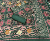 Fancy Premium Digital Print Muslin Suit Set with Zari Work - Yanchi