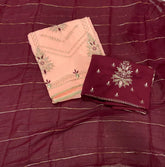 Fancy Shimmer Suit Set with Sequins & Zari Work - Yanchi