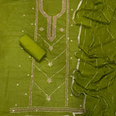 Fancy Shimmer Suit Set with Sequins & Zari Work - Yanchi