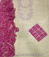 Fancy Shimmer Suit Set with Zari & Sequins Work - Yanchi