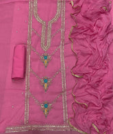 Fancy Shimmer Suit Set with Zari & Sequins Work - Yanchi