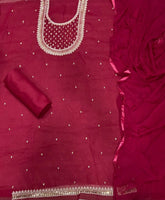 Fancy Shimmer Suit Set with Zari & Sequins Work - Yanchi