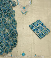 Fancy Shimmer Suit Set with Zari & Sequins Work - Yanchi