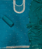 Fancy Shimmer Suit Set with Zari & Sequins Work - Yanchi