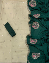 Fancy Shimmer Suit Set with Zari & Sequins Work - Yanchi