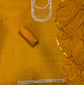 Fancy Shimmer Suit Set with Zari & Sequins Work - Yanchi