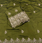 Fancy Zomato Suit Set with Heavy Zari Thread Work - Yanchi