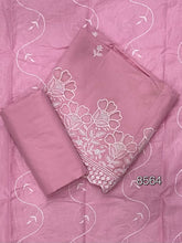 Graceful Cotton Chikankari Suit Set DN5(Pink) - Yanchi