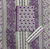 Luxury cotton Suit Set with sequence work - Yanchi
