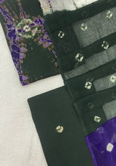 Matching Classic Tie Dye Suit (Dark Green - Purple) - Yanchi