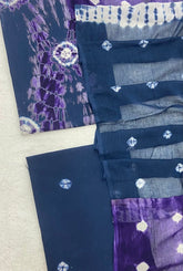 Matching Classic Tie Dye Suit (Grey - Purple) - Yanchi