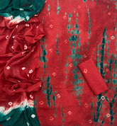Matching Classic Tie Dye Suit (Red - Green) - Yanchi