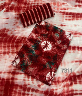 Matching Premium Tie Dye Suit Set (Red) - Yanchi