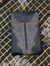 Netra Premium Glace Cotton With Embroidery Suit Set - Yanchi