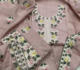 Premium Chikankari Pure Cotton Suit Set - Yanchi