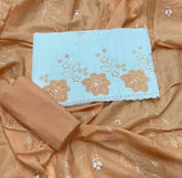 Premium Chikankari Pure Cotton Suit Set - Yanchi