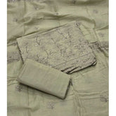 Premium Chikankari Pure Cotton Suit Set - Yanchi